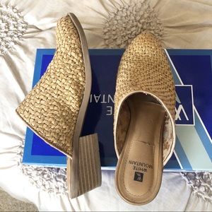 Basket Weave Mules